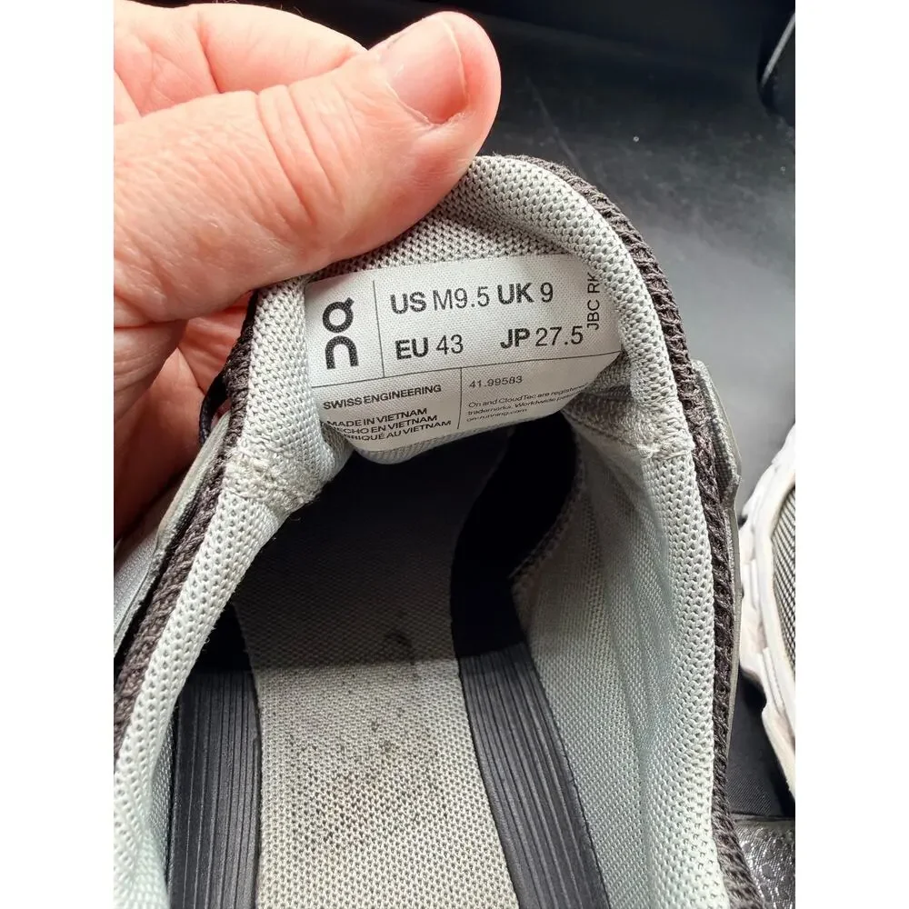 On Running Cloudswift Gray Running Shoes Men’s US 9.5 EU 43